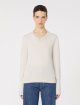 Білий светр MAX MARA з вовняної пряжі: фото 2 - Invogue