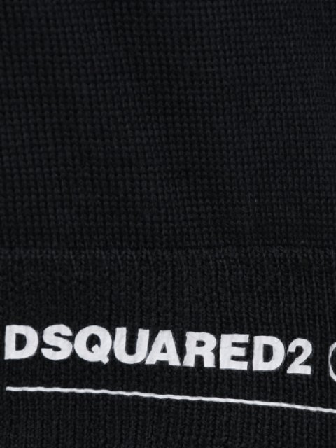 Чорний светр DSQUARED KID : фото 2 - Invogue