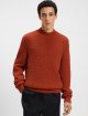 Помаранчевий светр BOSS з вовни: фото 2 - Invogue