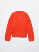 Оранжевый свитер MAX&CO из шерсти: фото - Invogue