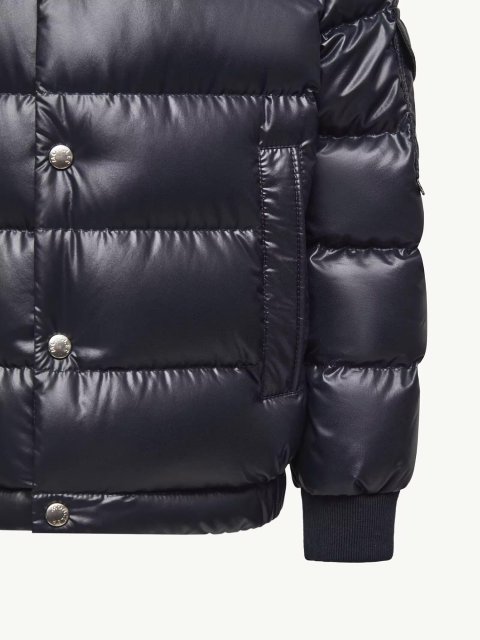 Темно-синя куртка MONCLER ENFANT : фото 4 - Invogue