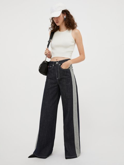 Темно-сині джинси Max&Co у стилі 90-х: фото 5 - Invogue