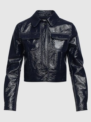 Тёмно-синяя куртка I BLUES: фото - Invogue