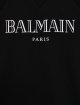 Чорний світшот BALMAIN з логотипом: фото 2 - Invogue