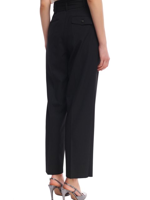 Чёрные брюки MARELLA: фото 6 - Invogue
