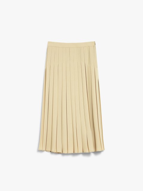 Кремова спідниця Max Mara плісирована: фото - Invogue