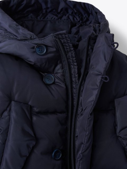 Синє пальто IL GUFO : фото 3 - Invogue