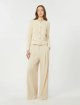 Кремовий кардиган WEEKEND MAX MARA з суміші бавовни: фото 1 - Invogue