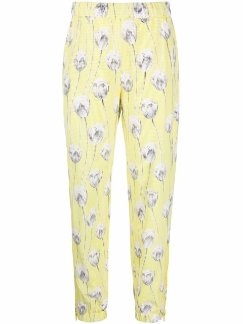 Жёлтые брюки KENZO: фото - Invogue