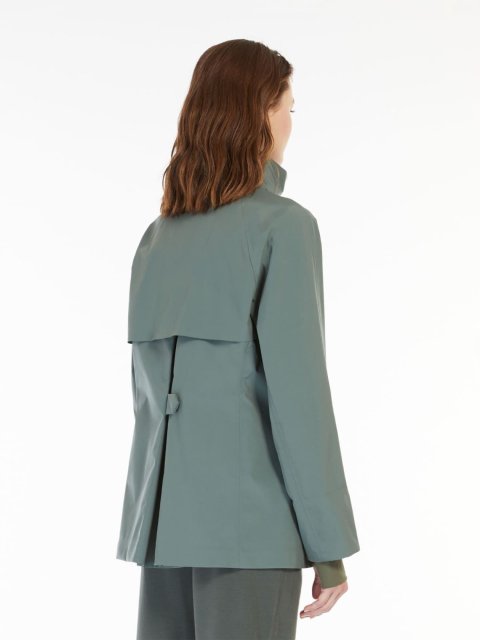 Темно-зелена куртка Max Mara з технічної парусини: фото 2 - Invogue
