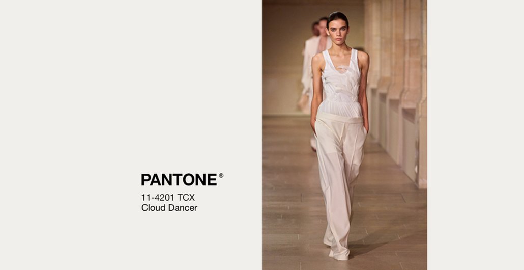 Pantone 2026: оттенок Cloud Dancer и его роль в моде