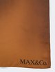 Коричневый платок Max&Co из шелка: фото 1 - Invogue