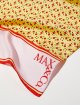 Желтый шарф MAX&CO из шелковой саржи: фото 3 - Invogue
