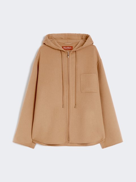 Темно-бежеве пальто MAX MARA з вовни, кашеміру та шовку: фото - Invogue