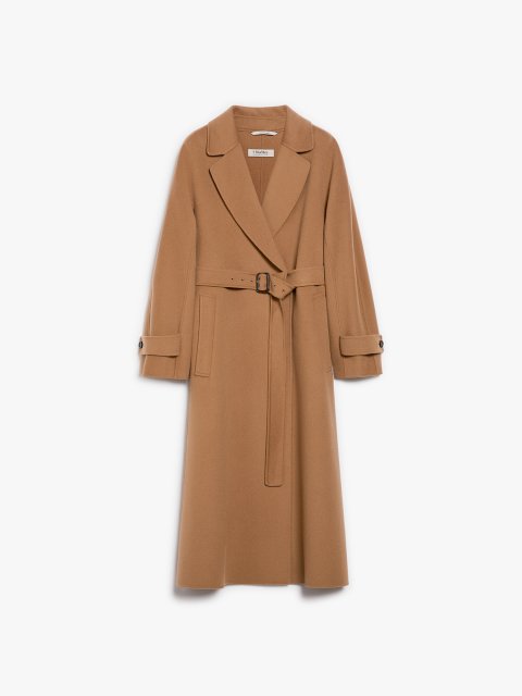 Темно-бежеве пальто Max Mara розкльошене: фото - Invogue