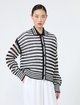 Біло-синій кардиган у смужку Max Mara з бавовни: фото 2 - Invogue