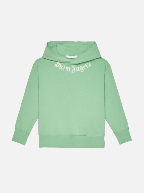 Зелёная кофта Palm Angels из хлопка: фото - Invogue
