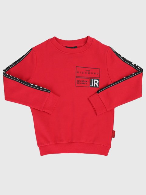Красная кофта JOHN RICHMOND JUNIOR: фото - Invogue