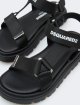 Чорні босоніжки Dsquared: фото 3 - Invogue