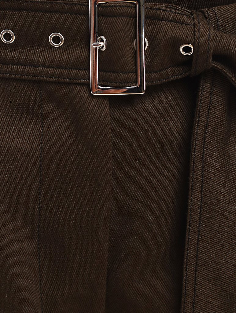 Коричневі брюки WEEKEND MAX MARA : фото 5 - Invogue