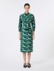 Сукня з принтом MAX MARA з бавовняного попліну: фото 3 - Invogue