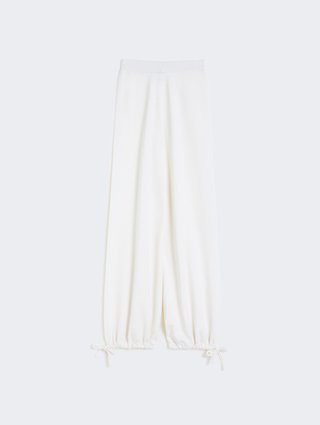 Білі брюки MAX MARA з вовни: фото - Invogue