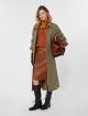 Темно-зелене пальто WEEKEND MAX MARA з вовни: фото 1 - Invogue