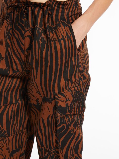 Коричневі брюки WEEKEND MAX MARA : фото 3 - Invogue
