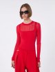 Червоний топ SPORTMAX з суміші віскози: фото 4 - Invogue