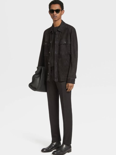 Чорний джемпер Zegna з бленду кашеміру та шовку: фото 4 - Invogue