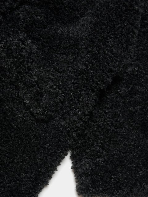 Чорне пальто MM6 MAISON MARGIELA KIDS: фото 3 - Invogue