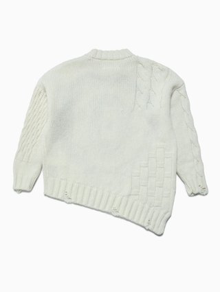 Білий светр MM6 MAISON MARGIELA KIDS : фото 1 - Invogue