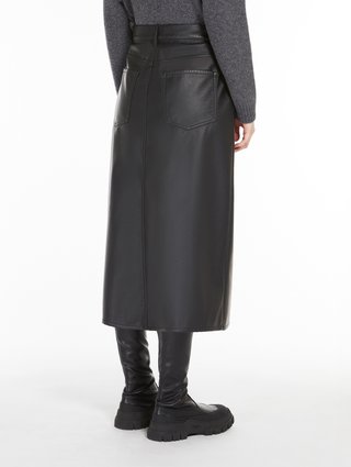 Черная юбка WEEKEND MAX MARA миди: фото 2 - Invogue