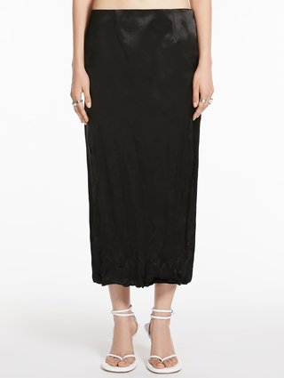 Чёрная юбка Sportmax: фото 1 - Invogue