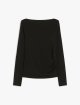 Чорна блуза Max Mara з еластичної віскози: фото - Invogue