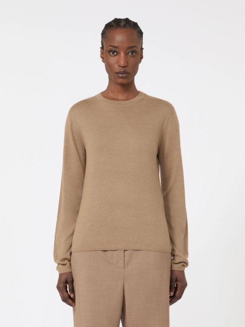 Світло-коричневий светр Max Mara з кашемірової пряжі: фото 2 - Invogue