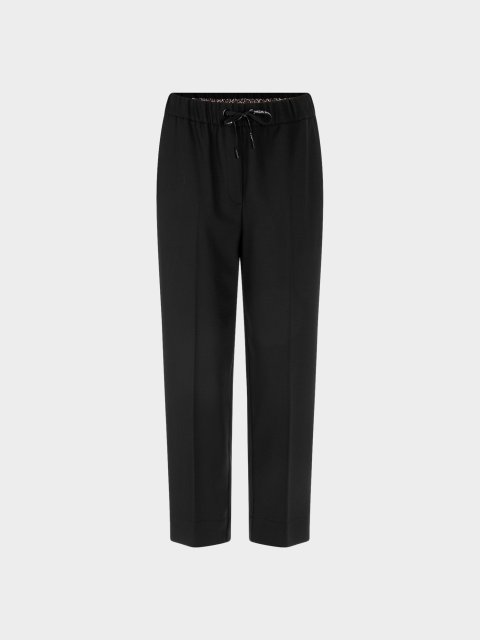 Чёрные брюки MARC CAIN из шерсти: фото - Invogue