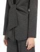 Темно-сірий жакет Max Mara з поясом: фото 3 - Invogue