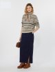 Темно-синя спідниця WEEKEND MAX MARA з бавовни: фото 1 - Invogue