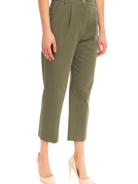 Зелені брюки WEEKEND MAX MARA : фото 5 - Invogue