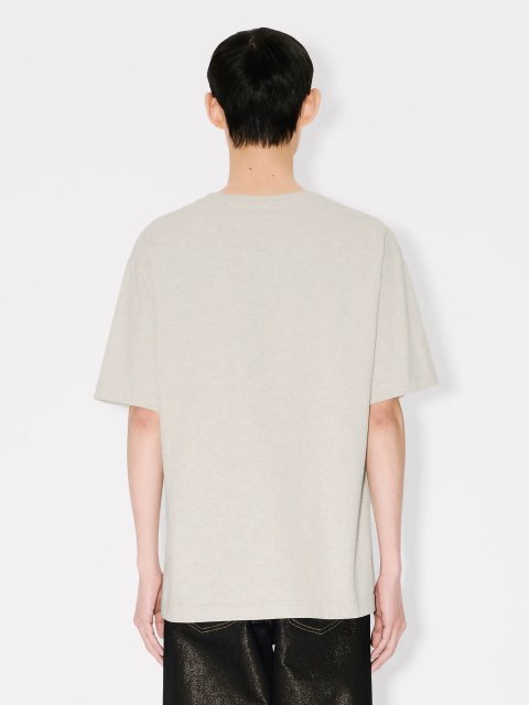 Сіра футболка Kenzo з бавовняного трикотажу: фото 3 - Invogue