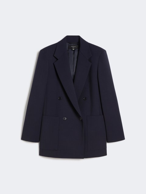 Чорний жакет WEEKEND MAX MARA з суміші вовни: фото - Invogue