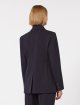 Темно-синій жакет MAX MARA з віскозного трикотажу: фото 3 - Invogue