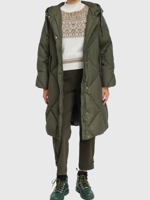 Зеленое пальто WEEKEND MAX MARA: фото 1 - Invogue