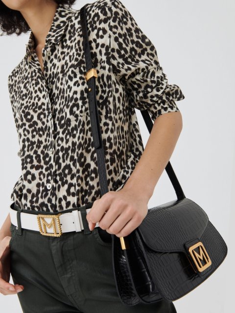 Чёрная сумка MARELLA: фото 1 - Invogue