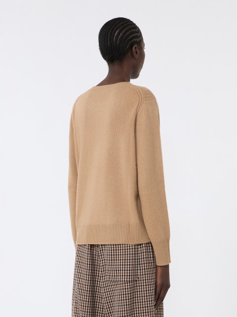 Коричневий светр WEEKEND MAX MARA з кашеміру: фото 3 - Invogue