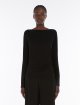 Чорна блуза Max Mara з еластичної віскози: фото 2 - Invogue
