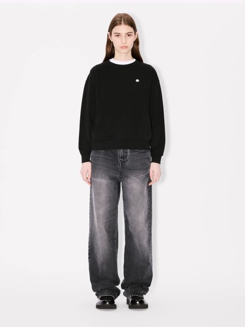 Черный свитшот KENZO из хлопка: фото 1 - Invogue