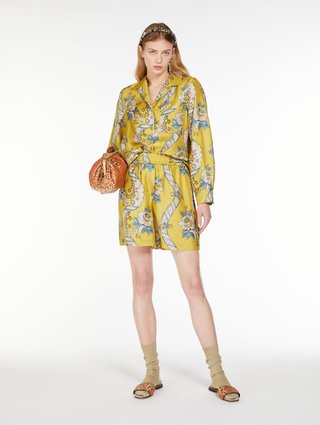 Жовта сорочка WEEKEND MAX MARA : фото 4 - Invogue