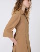 Коричнева сукня-сорочка Weekend Max Mara з бавовни: фото 3 - Invogue